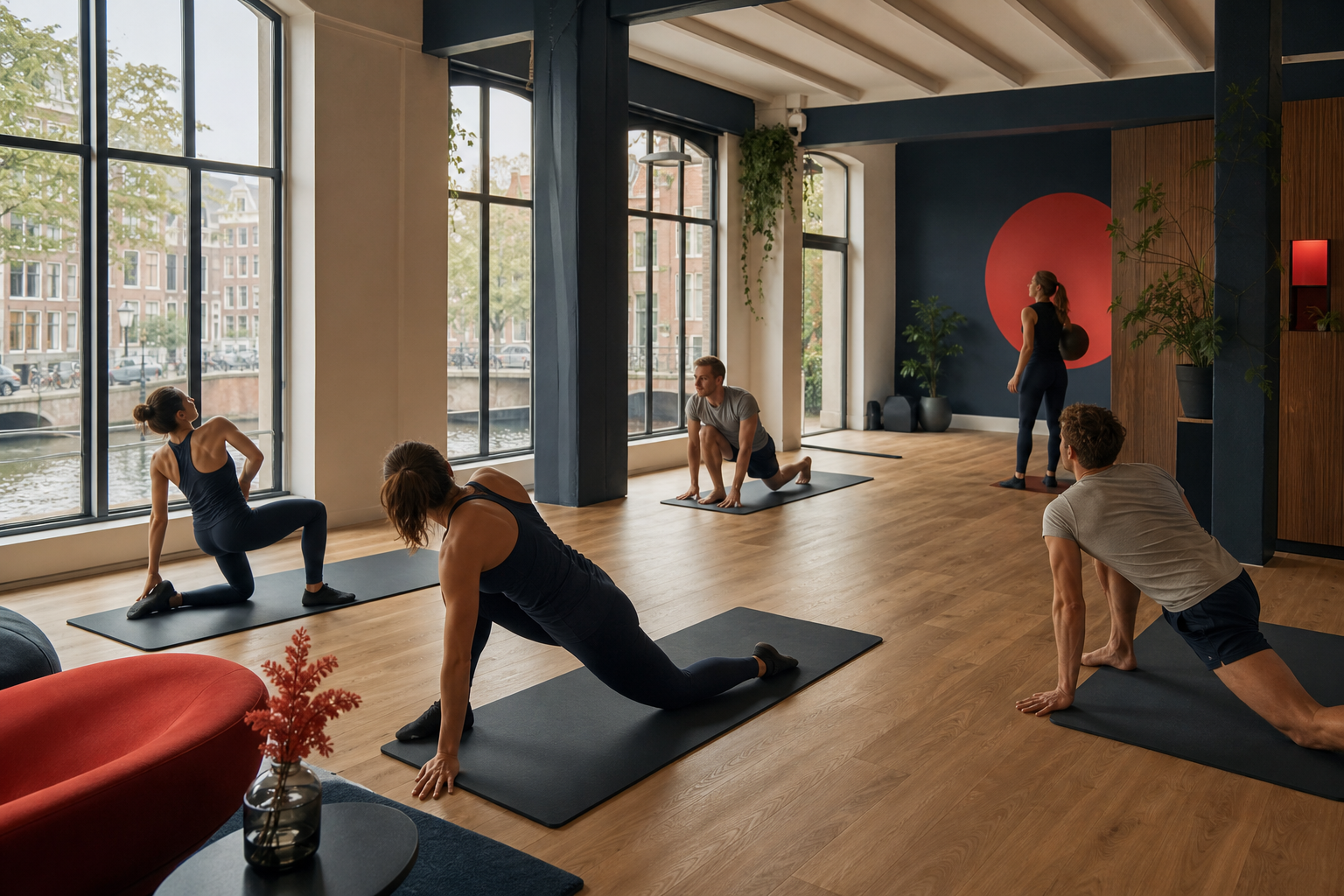 Lifehip movement studio interior in Amsterdam